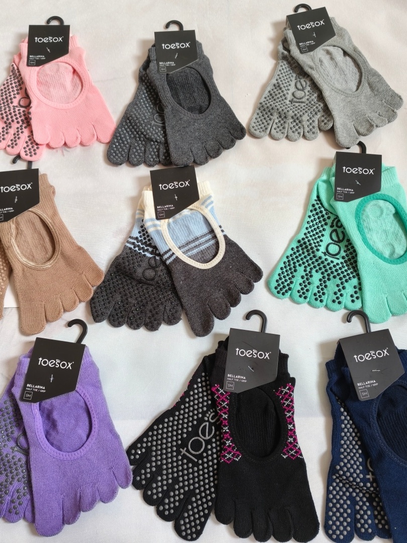 Pilates Yoga Wear - Toesox Yoga Five-Toe Socks Men's Women's