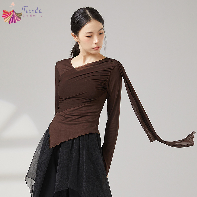 Pilates Yoga Wear - Modern Dance Suit Top Women Flare