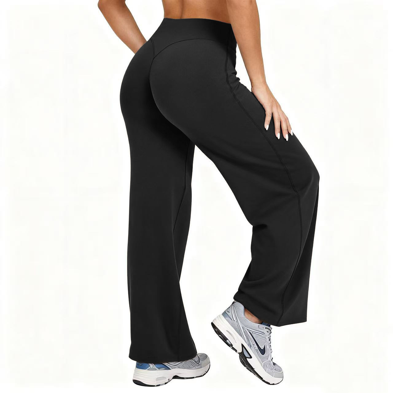 Pilates & Yoga With Katja Youtube - Women Plus Size Yoga Wide-leg Pants