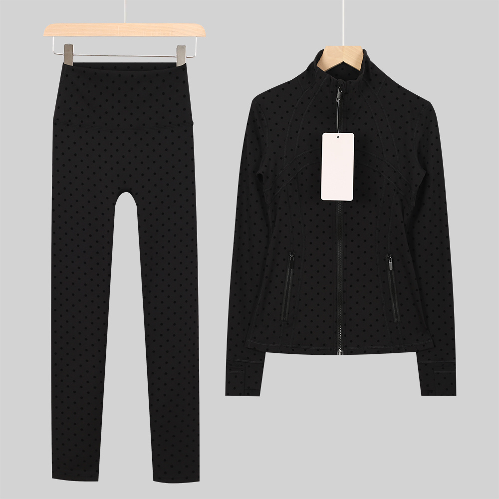 Pilates Yoga Wear - Women's Yoga Sport Jacket Set Yoga