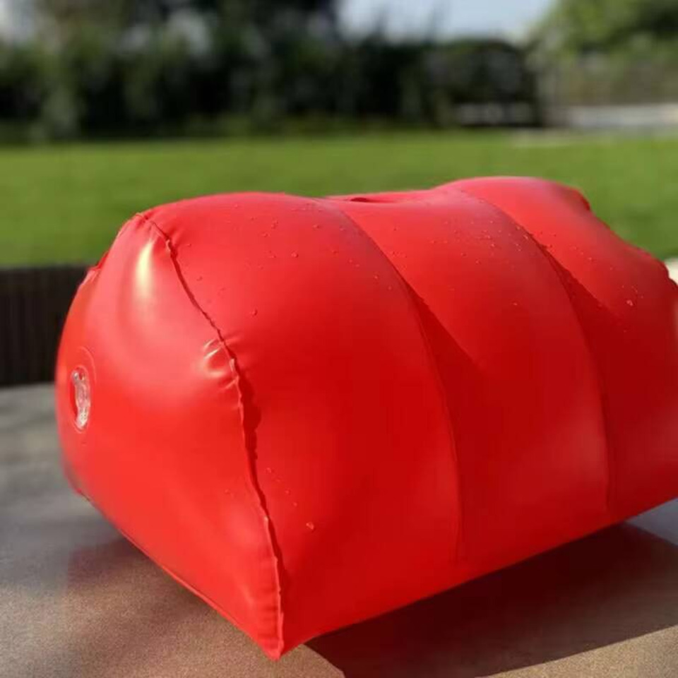 PU Leather Inflatable Pillow H - огляд і ціна Bolster Cushion Round