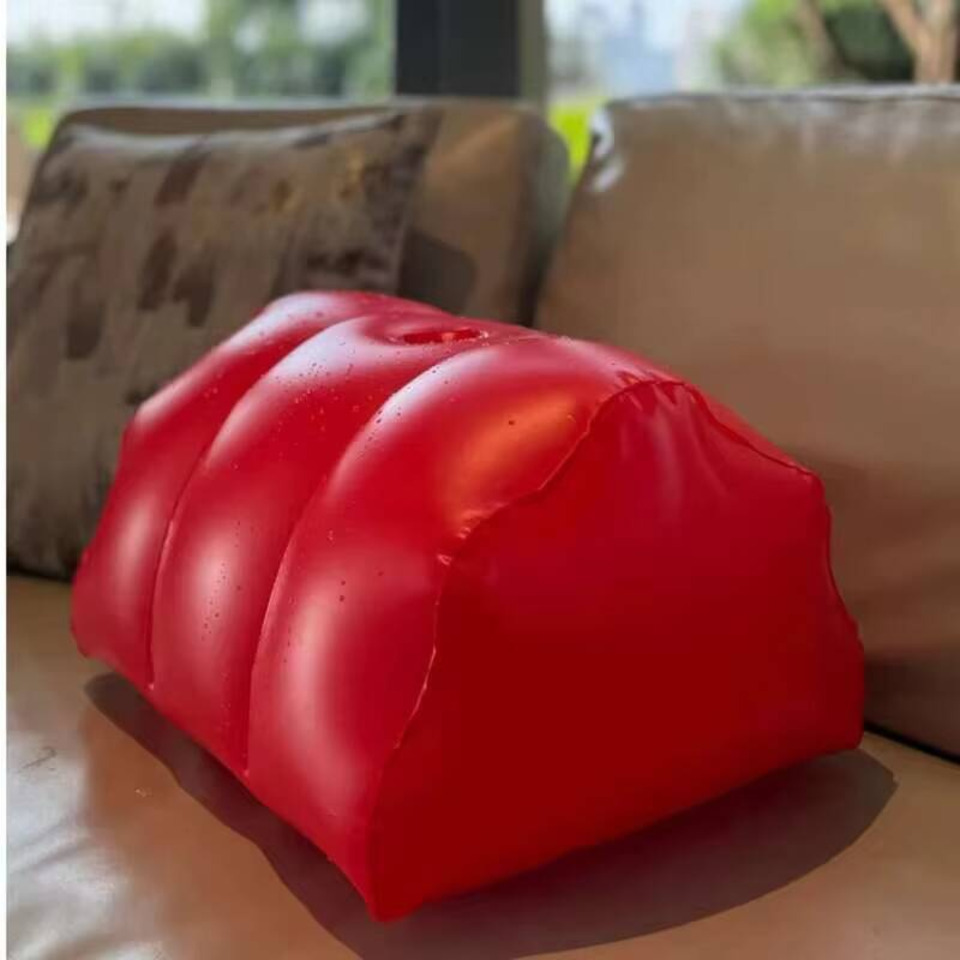 PU Leather Inflatable Pillow H - огляд і ціна Bolster Cushion Round