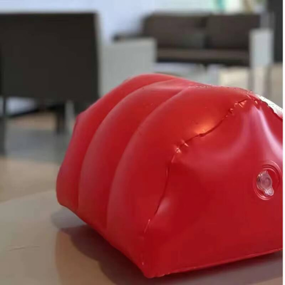 PU Leather Inflatable Pillow H - огляд і ціна Bolster Cushion Round