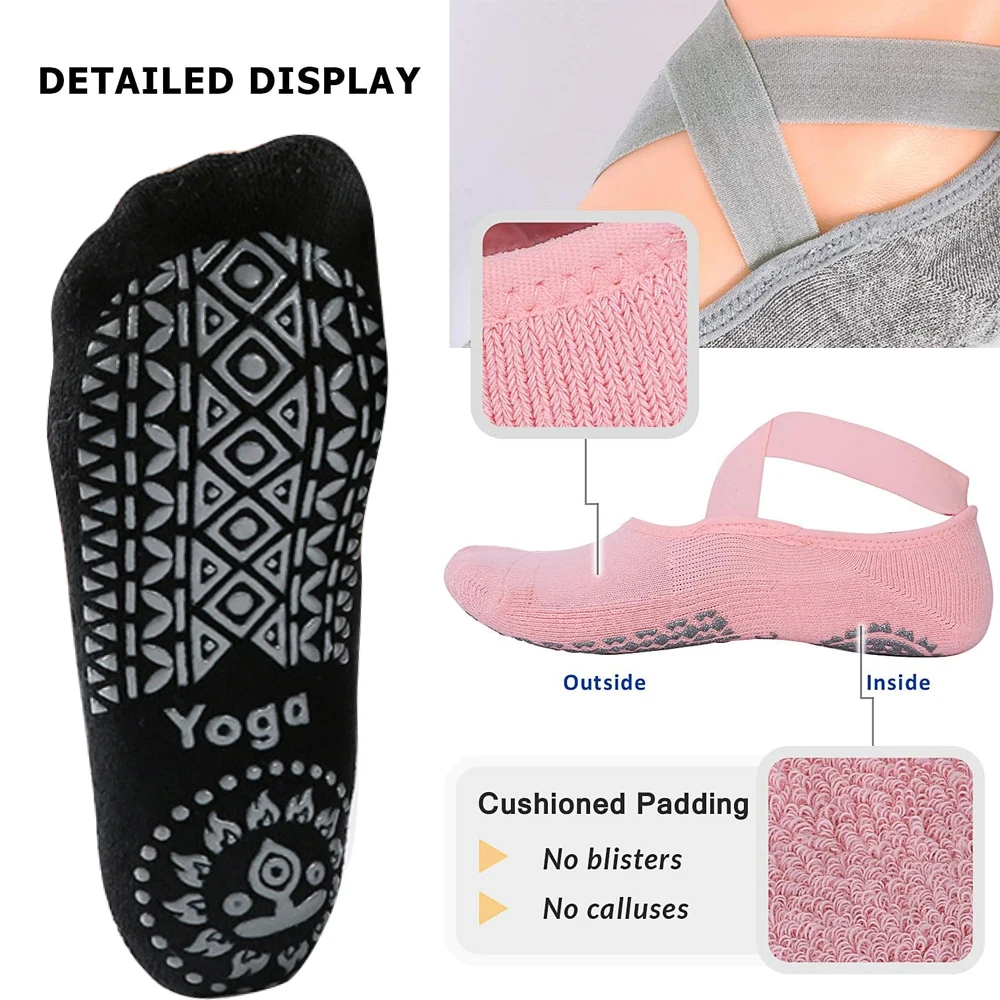 1Pair Yoga Socks for Women Non - огляд і ціна Pilates Yoga Ballet