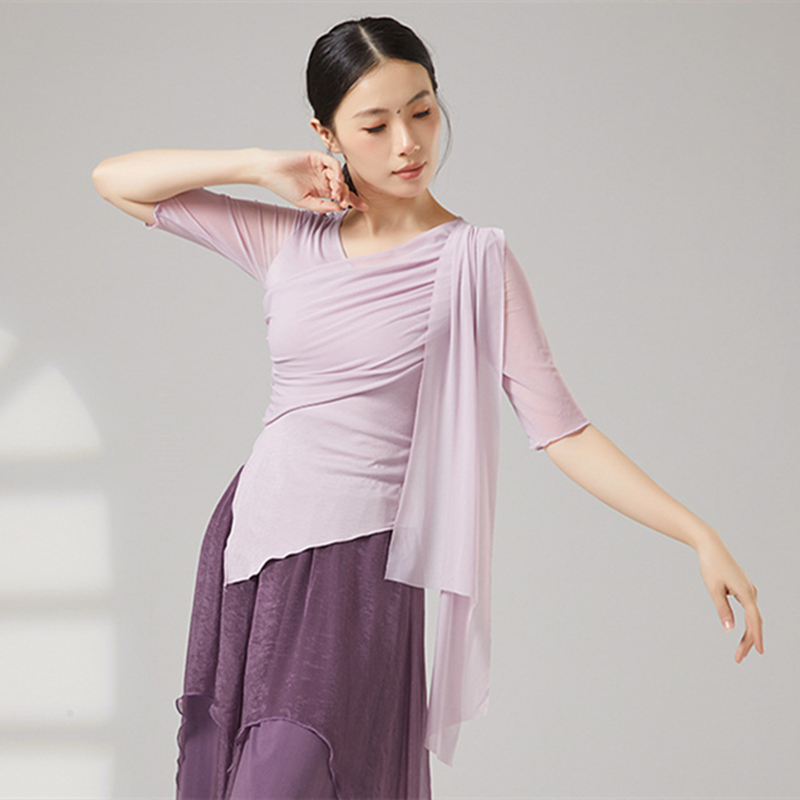 Modern Dance Suit Top Women Fl - огляд і ціна Pilates Yoga Wear