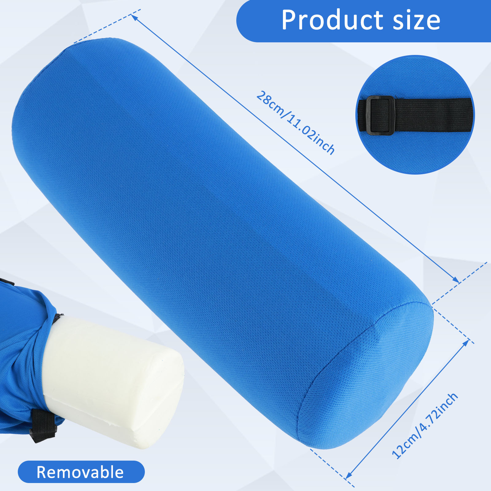 Round Lumbar Support Roll Memo - огляд і ціна Bolster Cushion Round