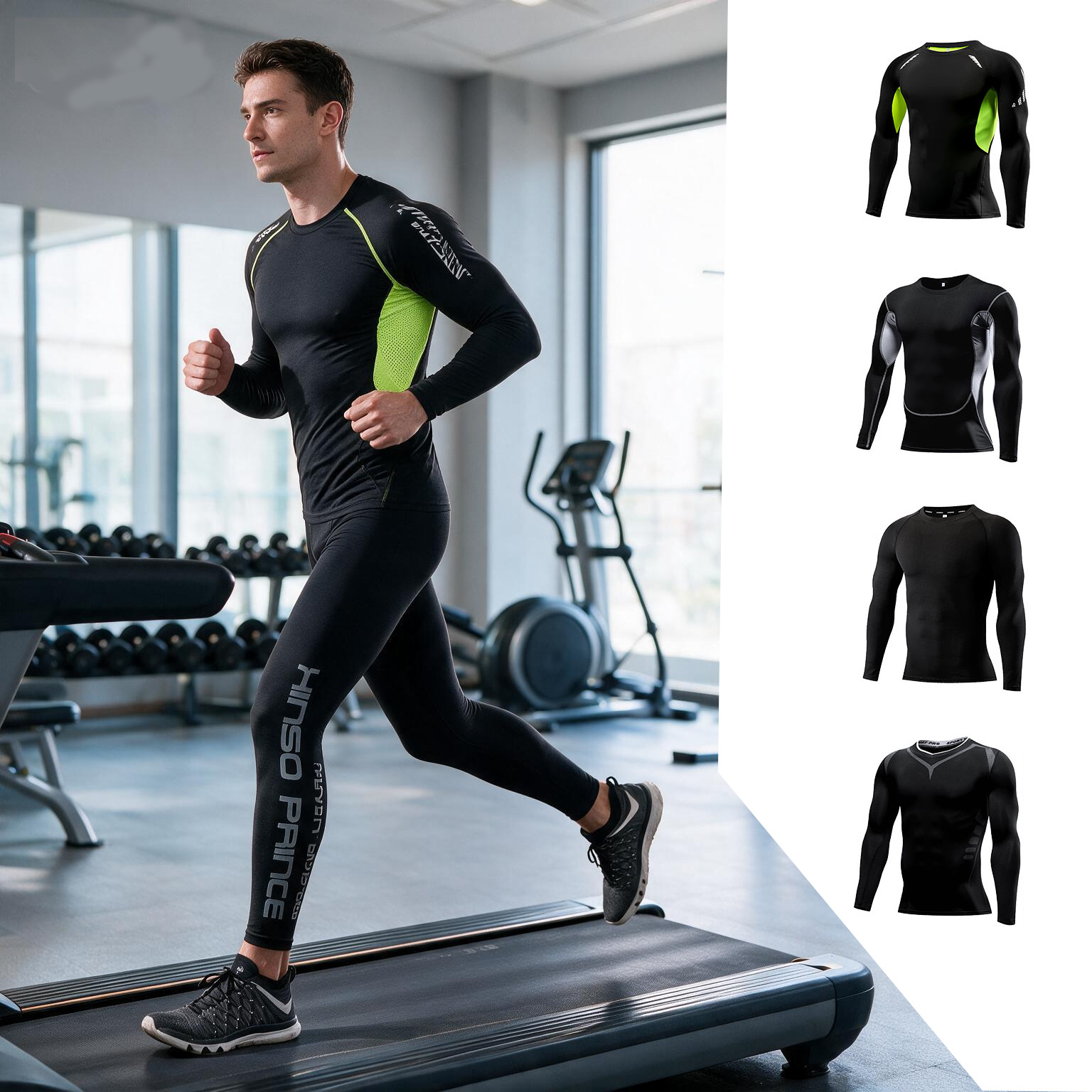 2026 Men Compression Sportswea - огляд і ціна Pilates Yoga Set