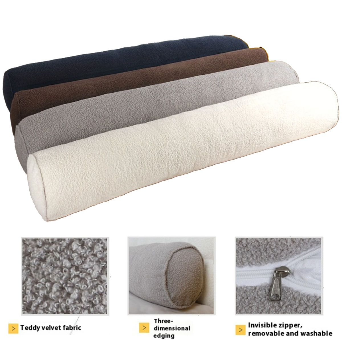 Round Bolster Pillowcase Long  - огляд і ціна Bolster Cushion Round
