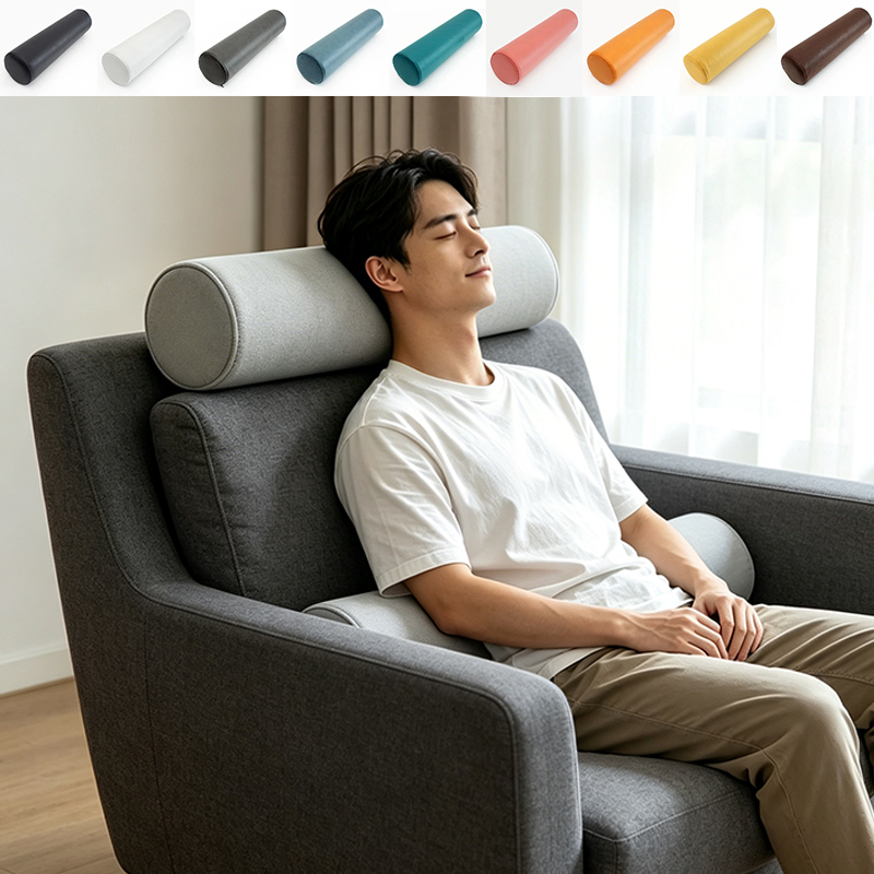 Large Multi-Scene Cylindrical  - огляд і ціна Bolster Cushion Round